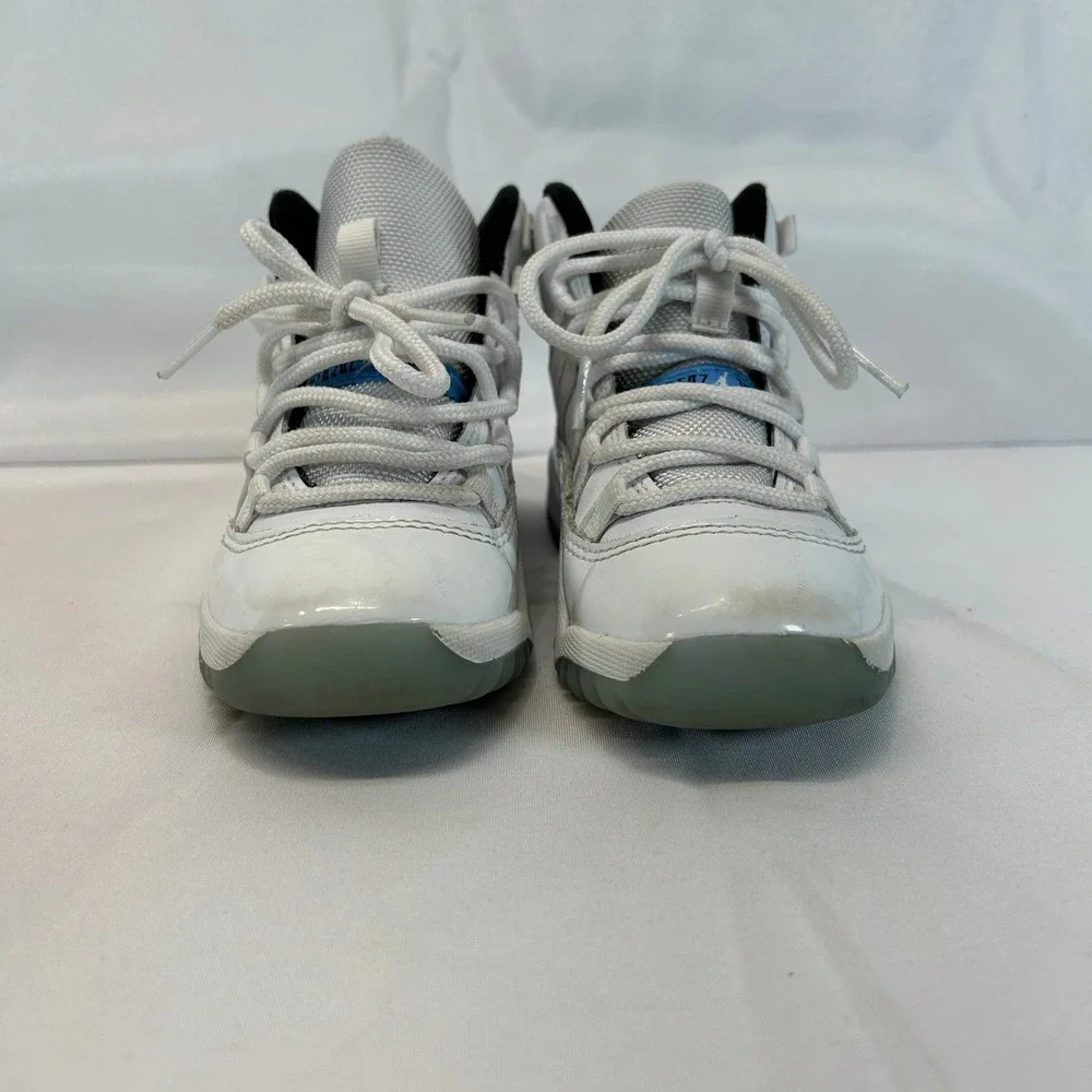 Jordan 11 Retro PS Legend Blue White Black 378039-104 Toddler Size 12.5C